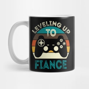 Leveling up To Fiance Mug